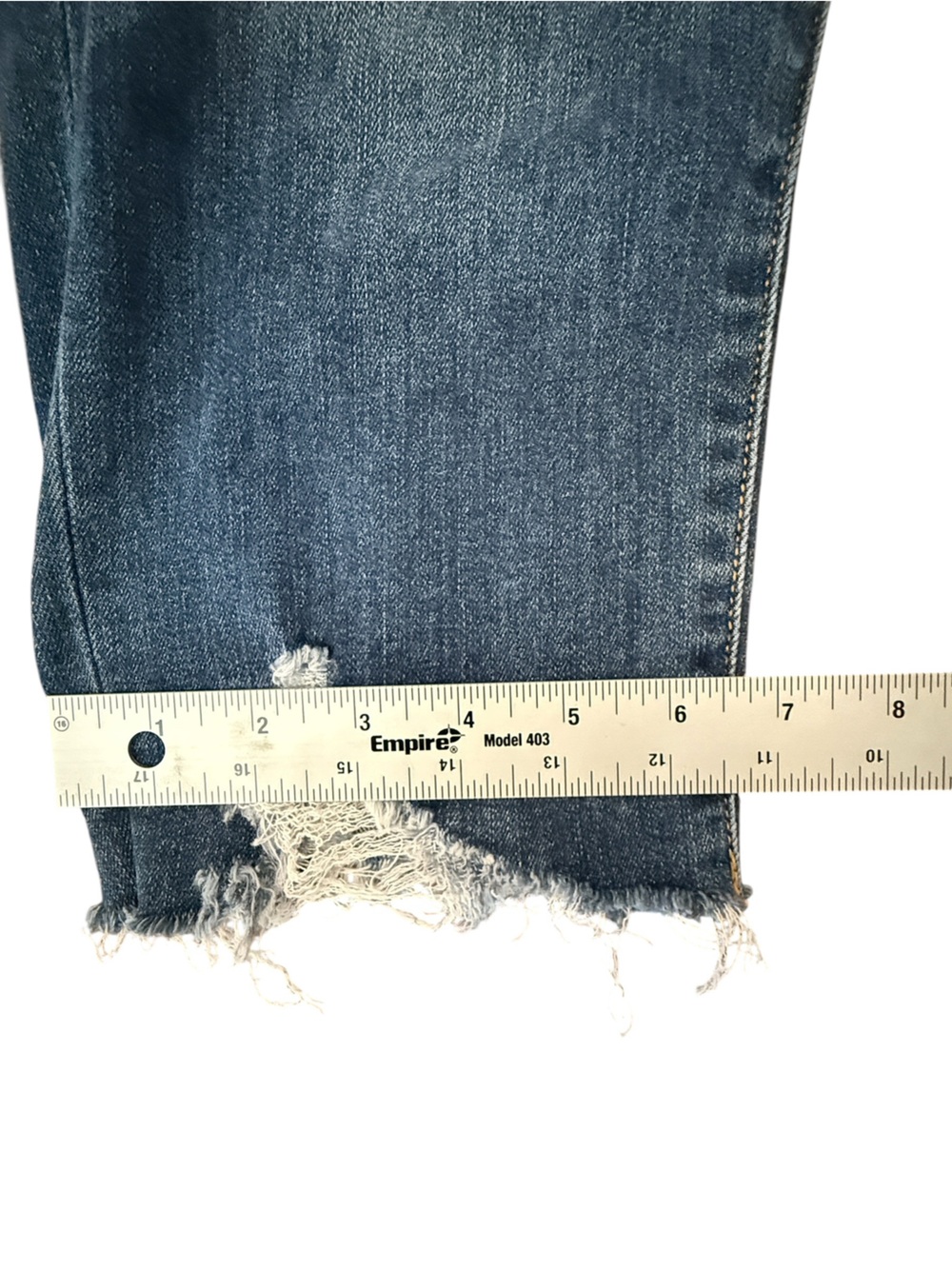 Judy Blue Skinny Fit Capri Jeans Women’s 16W Distressed Raw Hem Style JB82250 - Picture 12 of 12